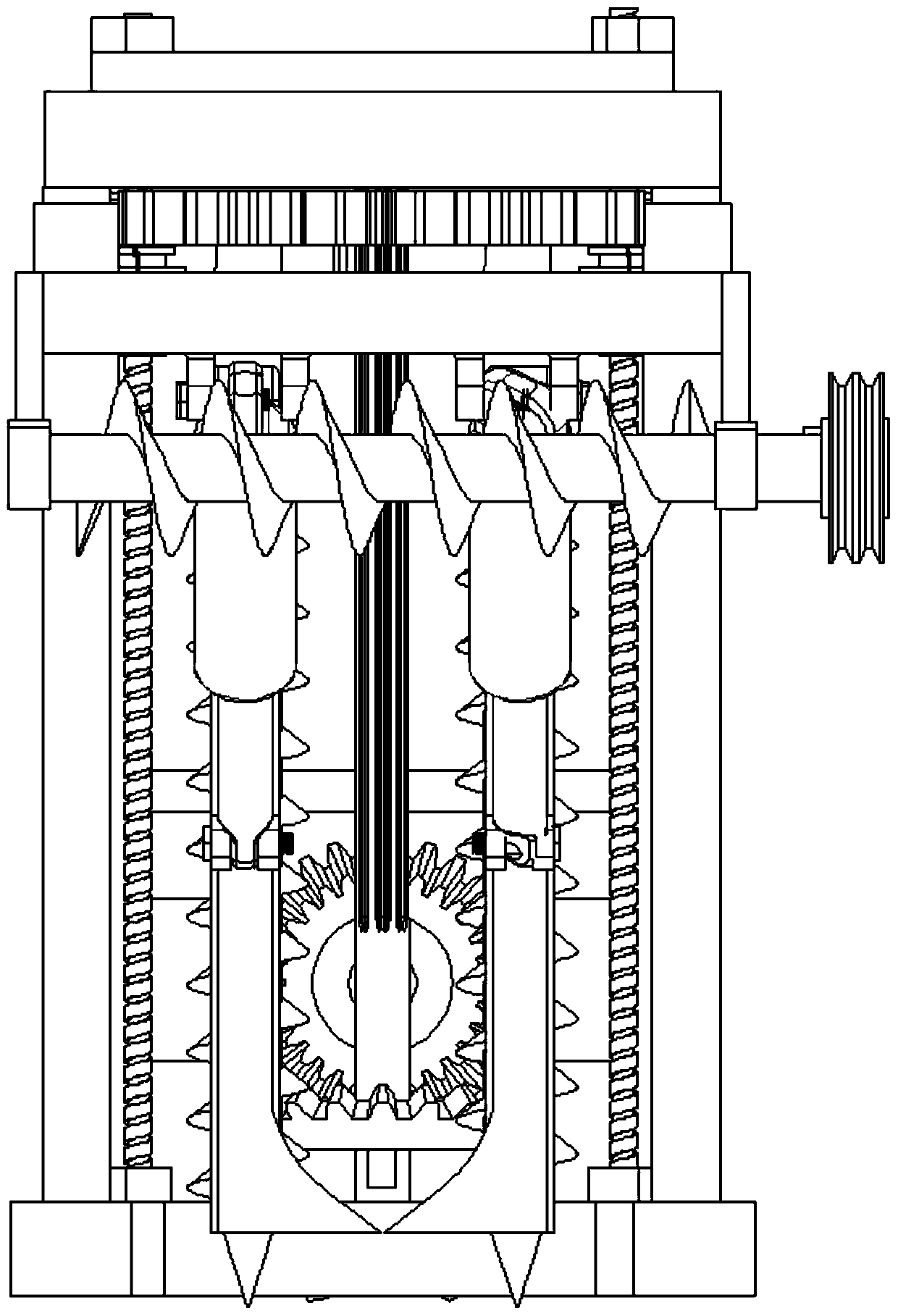 Method for harvesting yam by a yam harvester