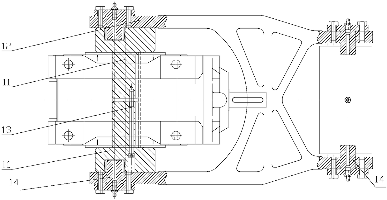 Pushing driving device of mechanical pushing centrifuge