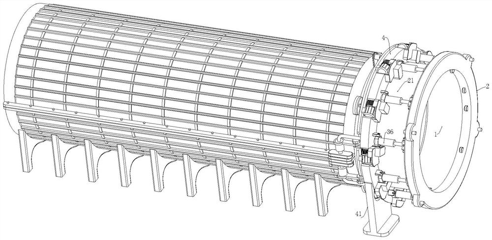 Device for measuring attitude of shield in steel sleeve