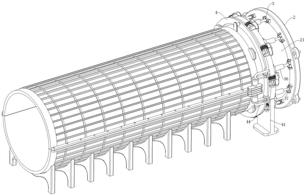 Device for measuring attitude of shield in steel sleeve