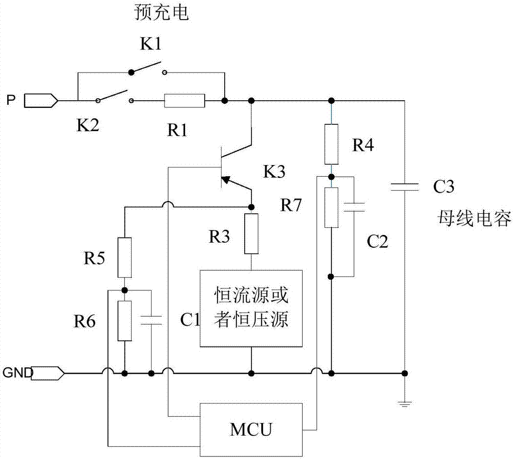 DC bus short-circuit detection method and device and detection circuit