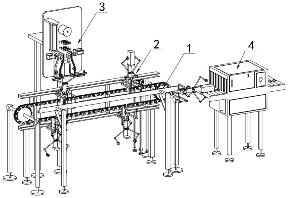 Continuous automatic thermal shrinkage bag wrapping system