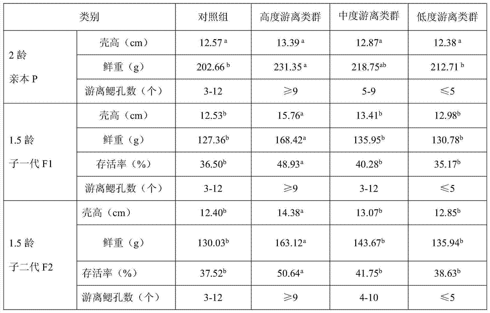 Method of producing seeds of Crassostrea hongkongensis by using gill aperture freeness as marker