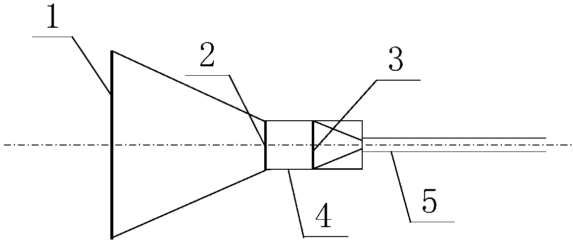 Device for guiding in optical fiber through parallel compound light combined by self-focusing lens