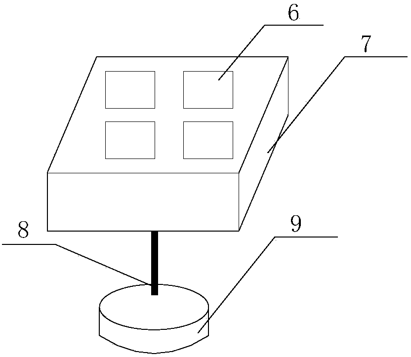 Device for guiding in optical fiber through parallel compound light combined by self-focusing lens