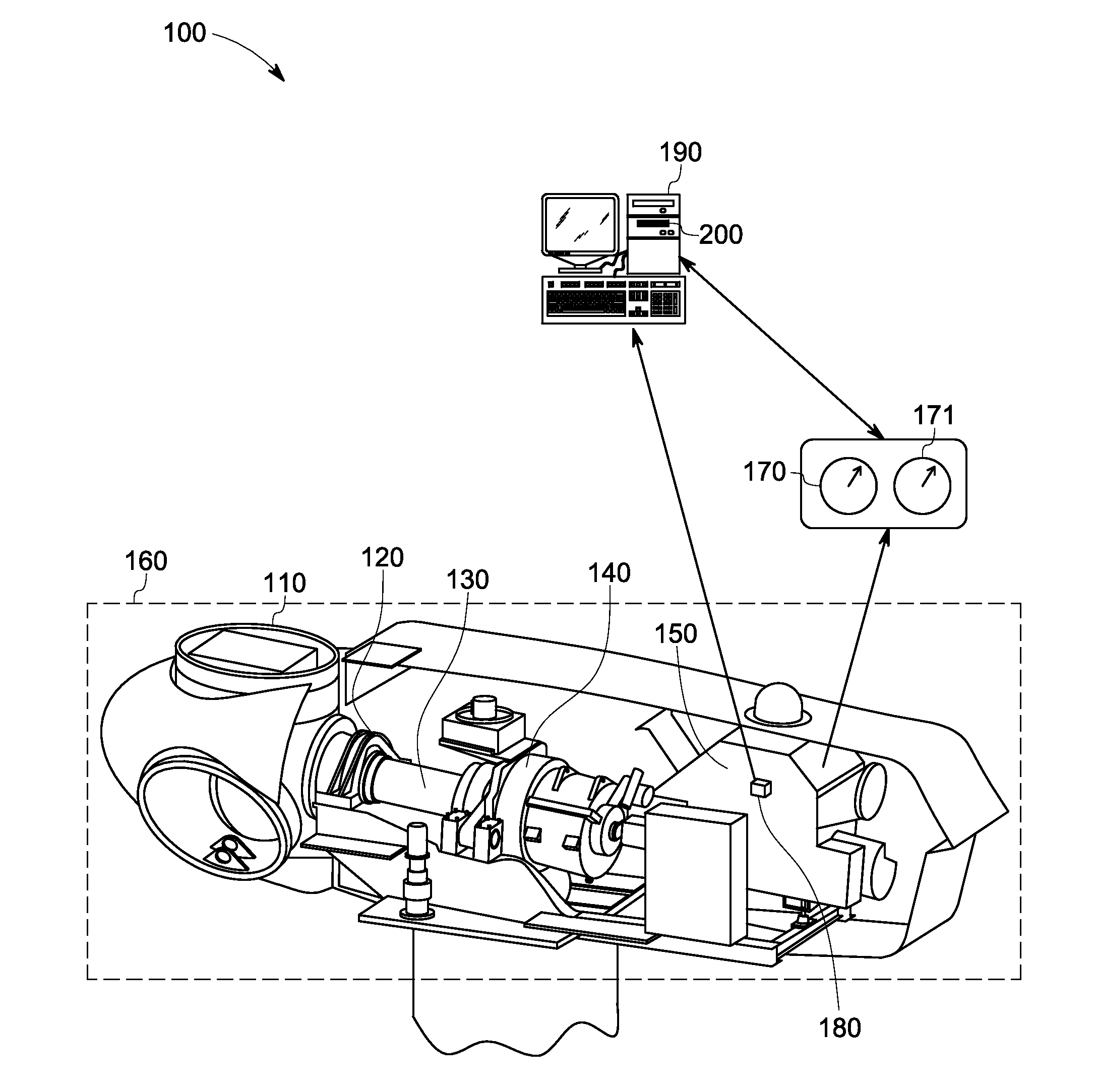 Fault detection system and associated method