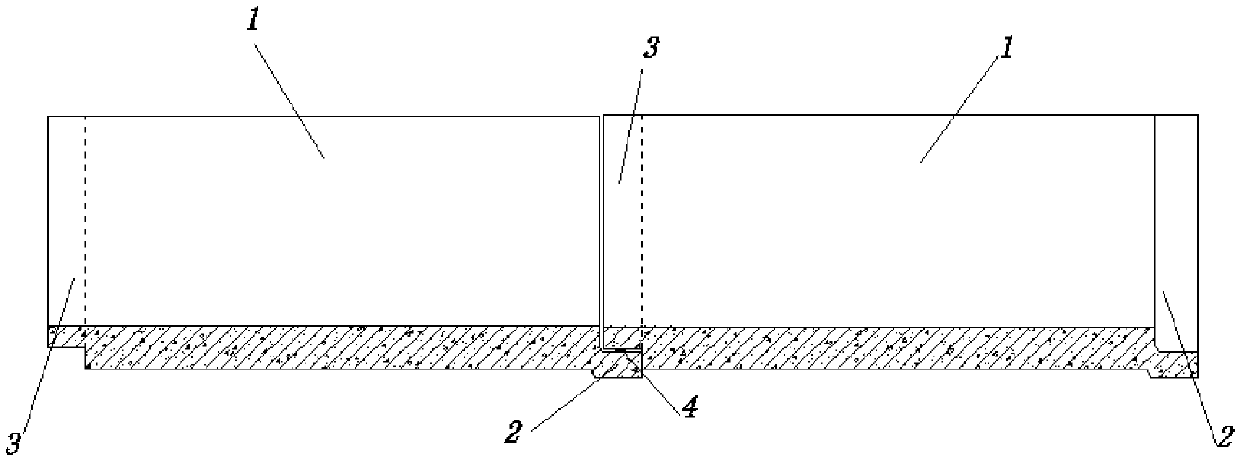 Parabola-shaped lap joint assembly type channel