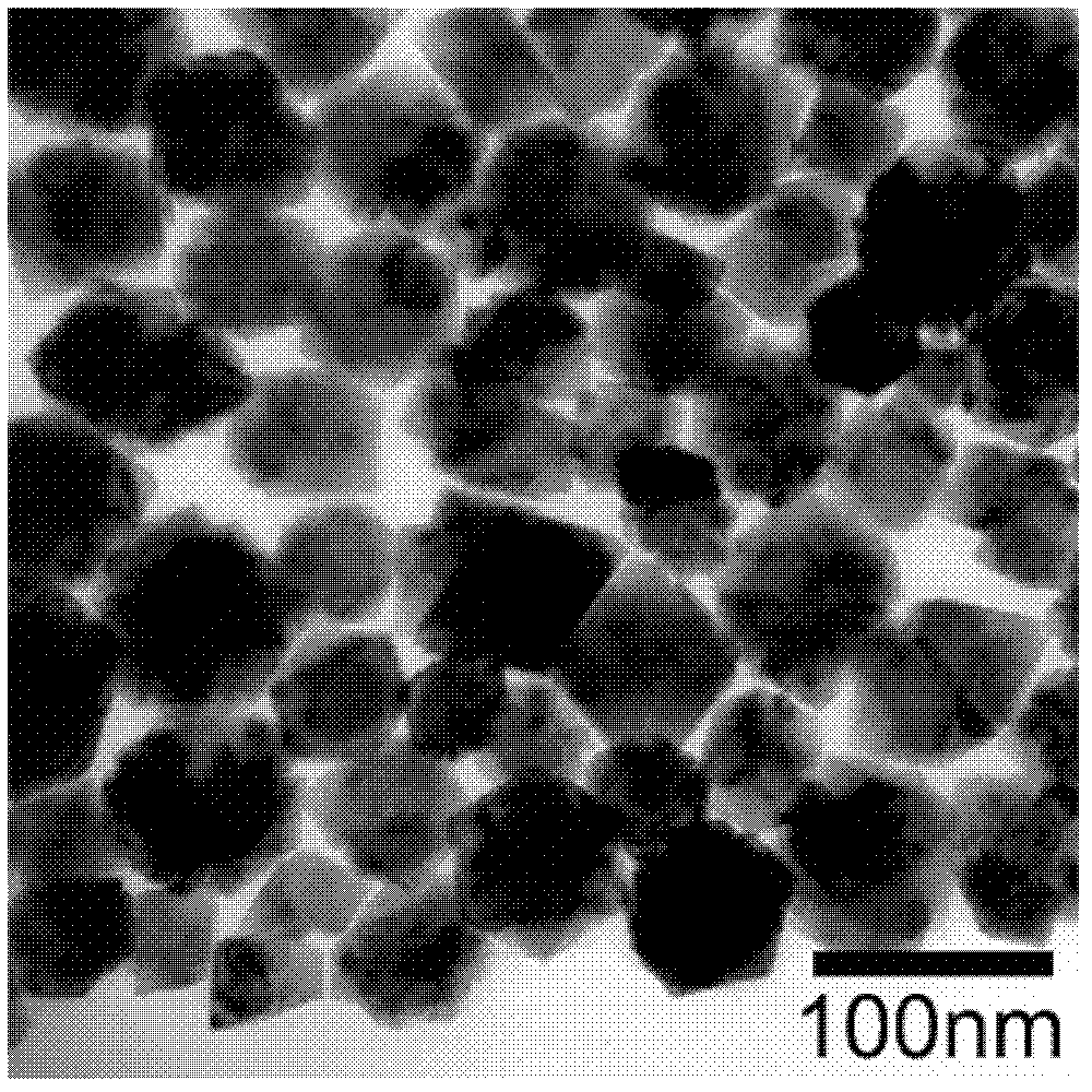 Method for preparing nanometer metallic oxide by bulk metallic oxide