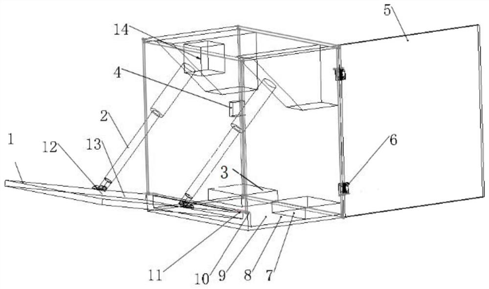 Intelligent express box for unmanned delivery, unmanned delivery system and delivery method thereof