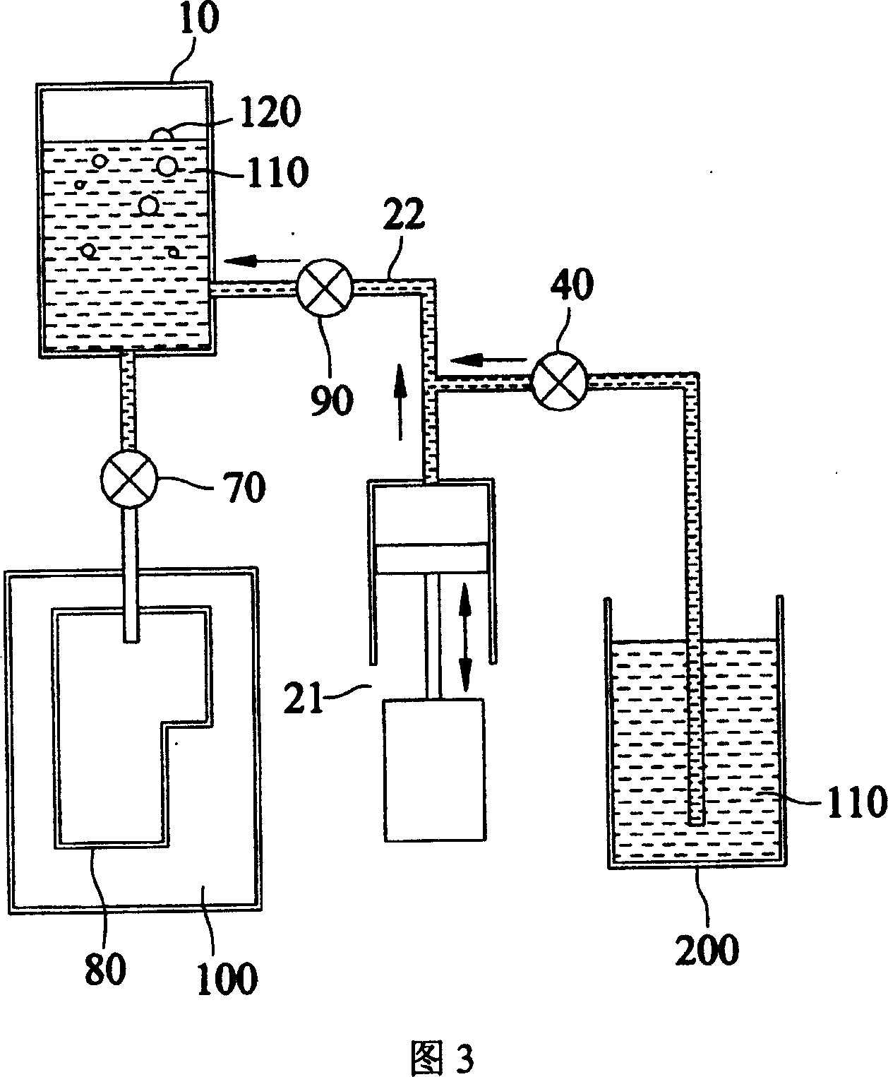 Ink filling equipment of ink box for printer and method thereof