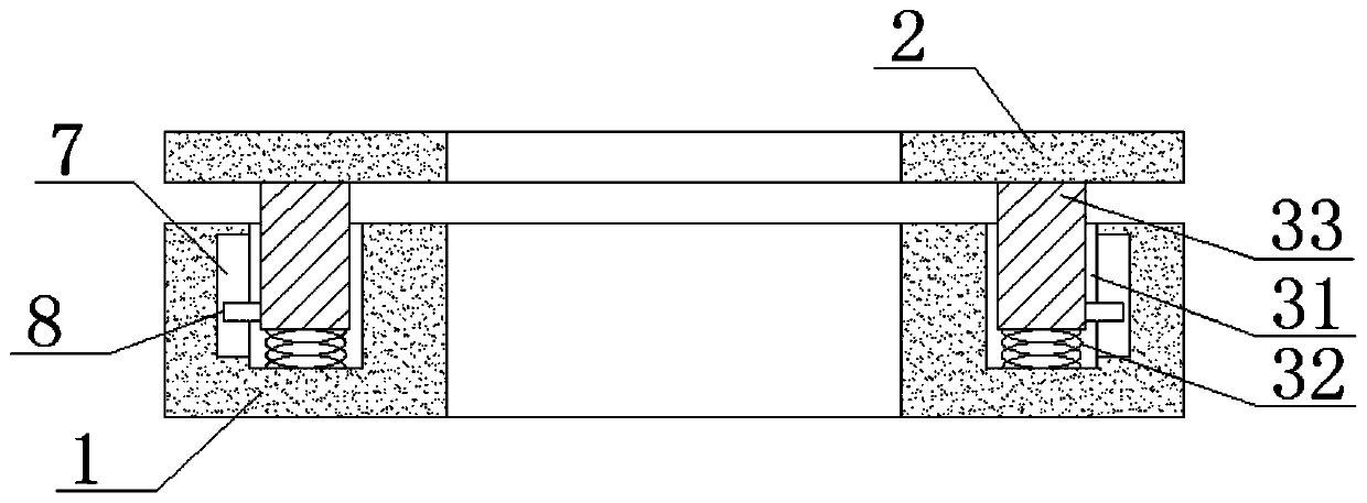 Sealing rubber pad convenient to disassemble and assemble