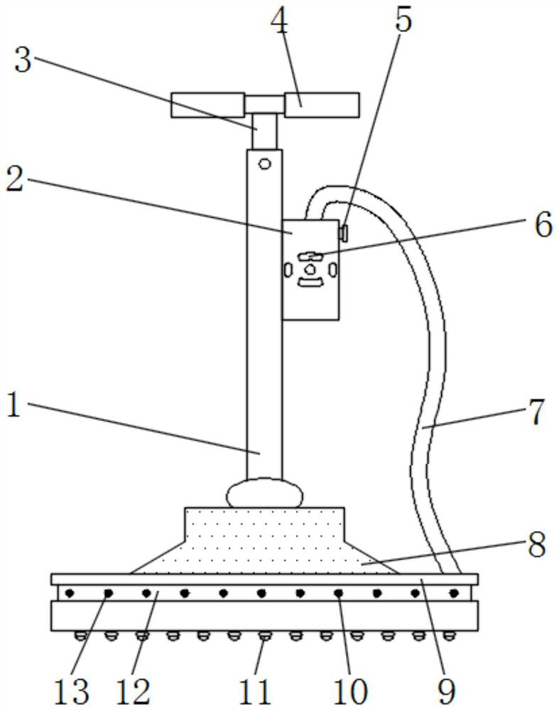 An automatic lubricating and cleaning device for a numerically controlled machine tool