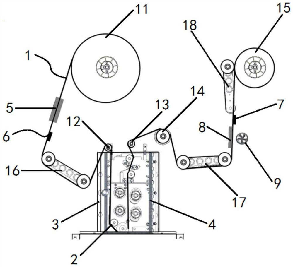 Variable-speed combined cleaning device for cleaning open recording video tapes