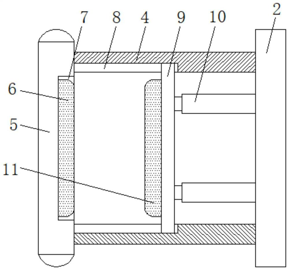 An equidistant fast shearing device for scarf processing with high-efficiency dust collection function