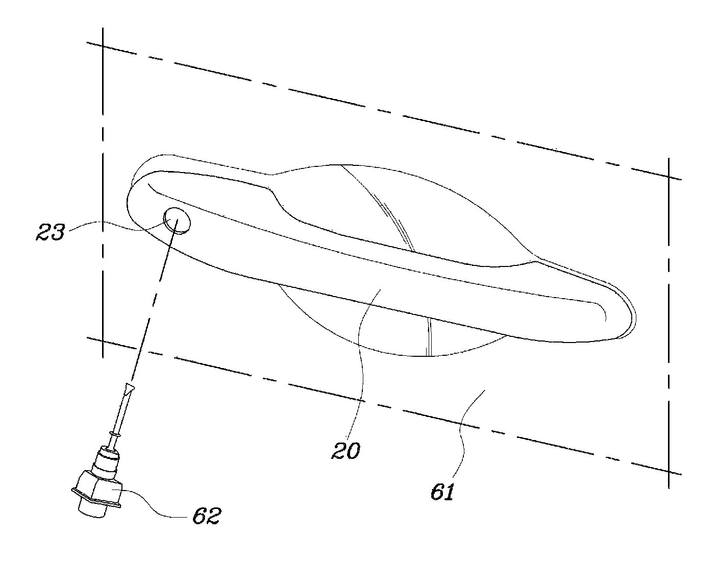Outside door handle device for vehicle