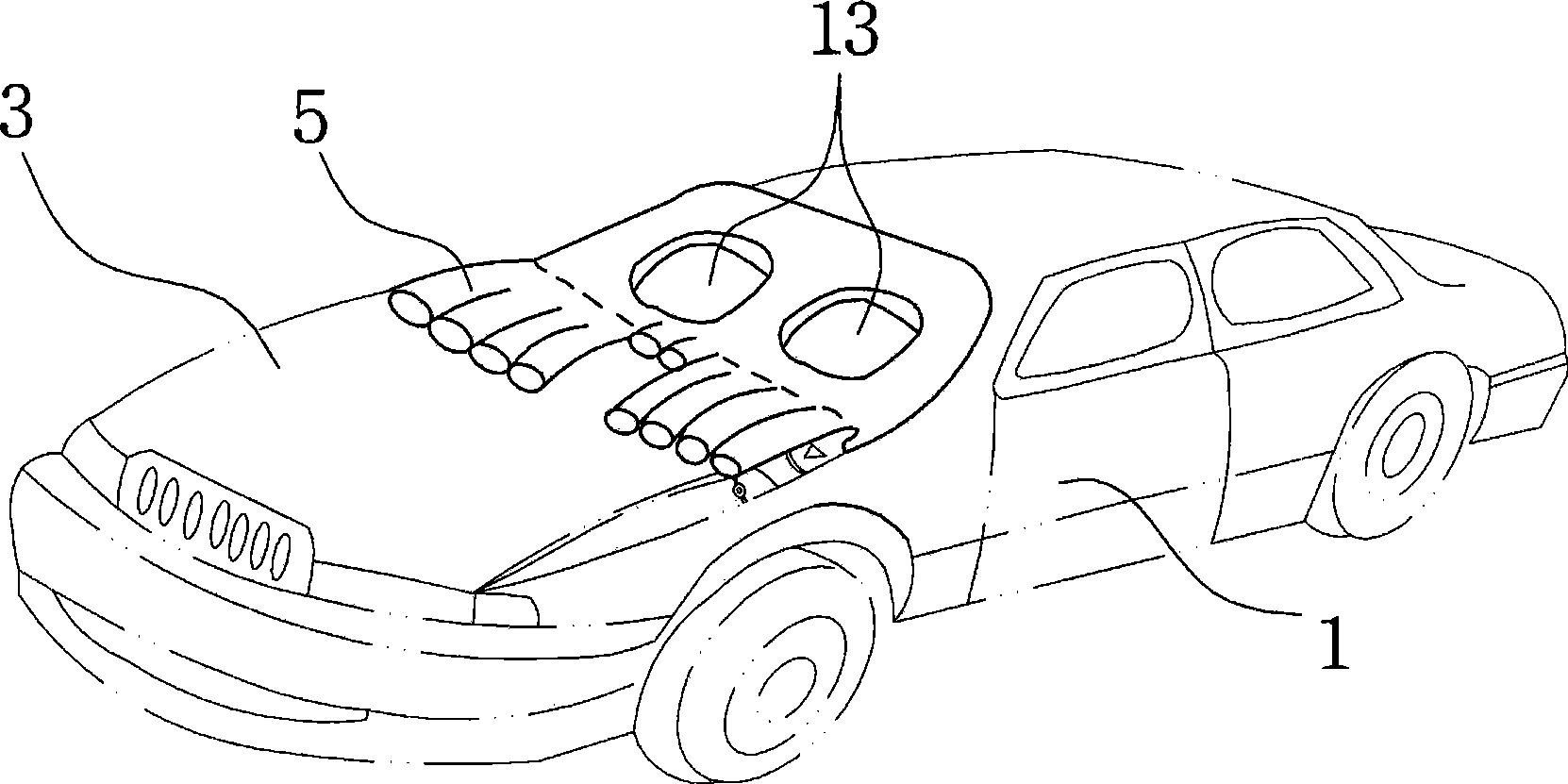 Method for protecting passerby by vehicle for collision between passerby and vehicle and safety device