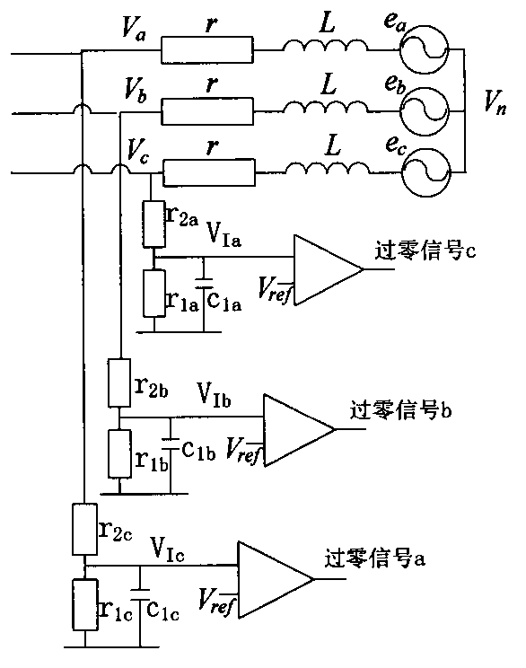 Counter-potential zero-crossing detection circuit and counter-potential zero-crossing detection method for brushless direct-current motor