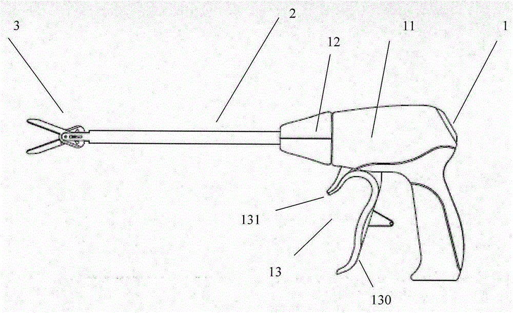 High-frequency electric surgical operating instrument and driving device thereof