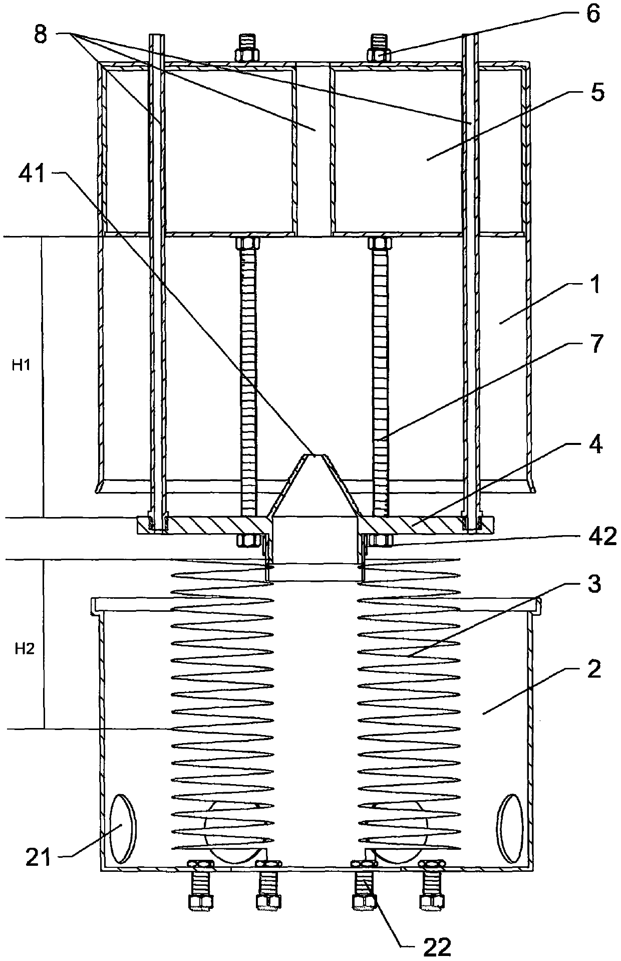 A new self-skimming type current-limiting constant-flow valve