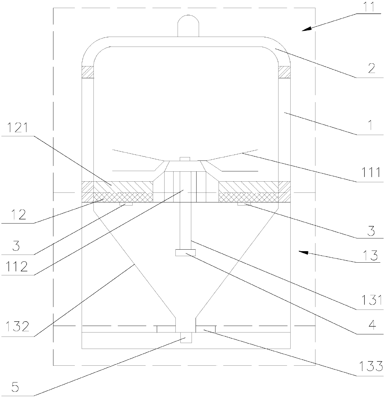 Grinding tableting machine