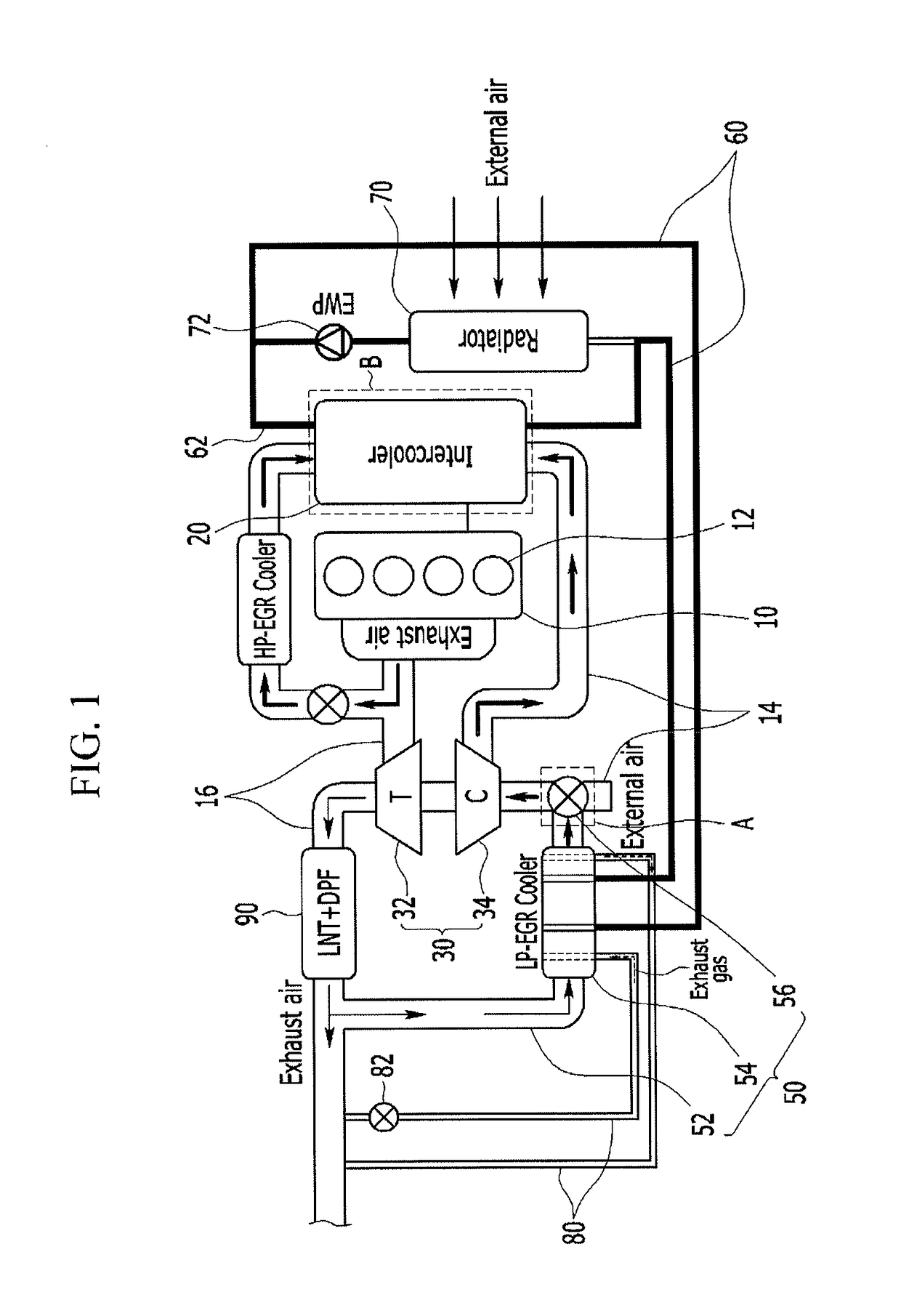 Apparatus for retrieving exhaust heat of engine and method for controlling engine using the same