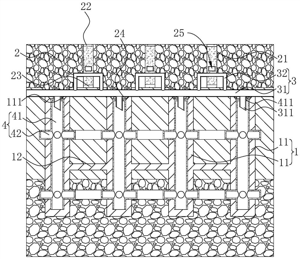 An ecological pavement structure