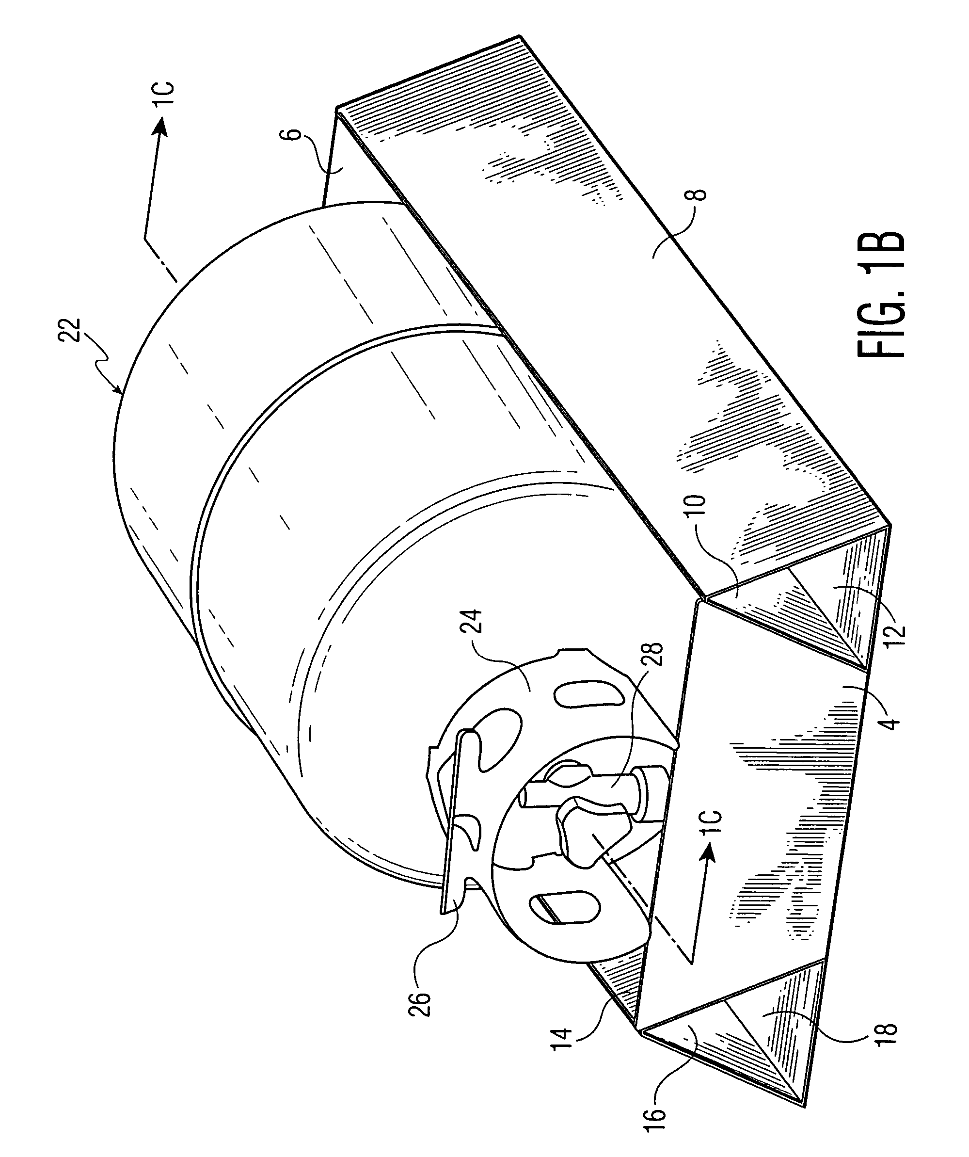 Carrier for transporting a cylindrical tank in a horizontal orientation