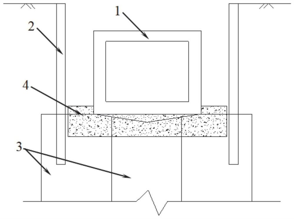 Structure construction method for crossing subway cross-joint on pipe gallery