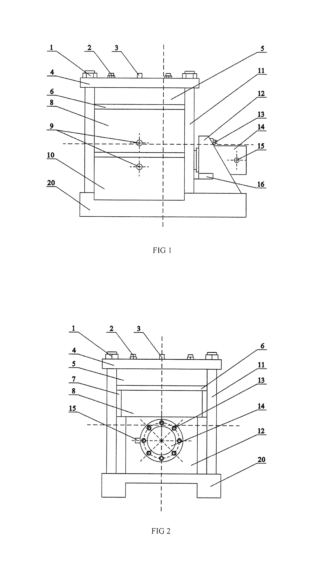 Integrated style shear apparatus for rock structural plane and a shear experimental method for rock structural plane