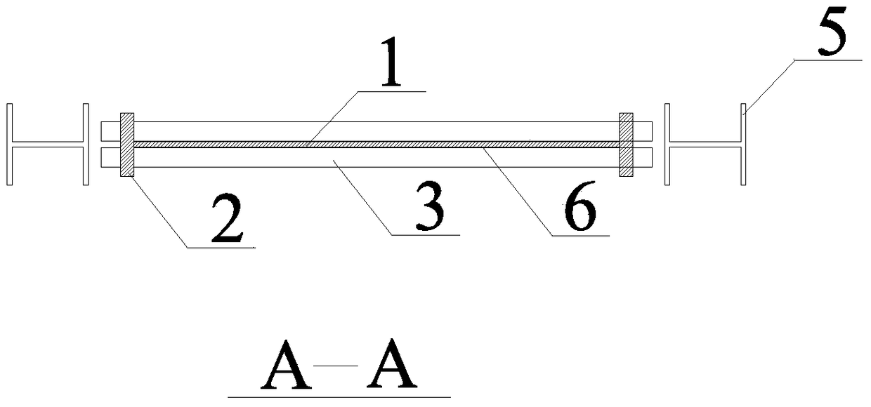 Contact buckling-resistant steel plate shear wall and manufacturing method thereof