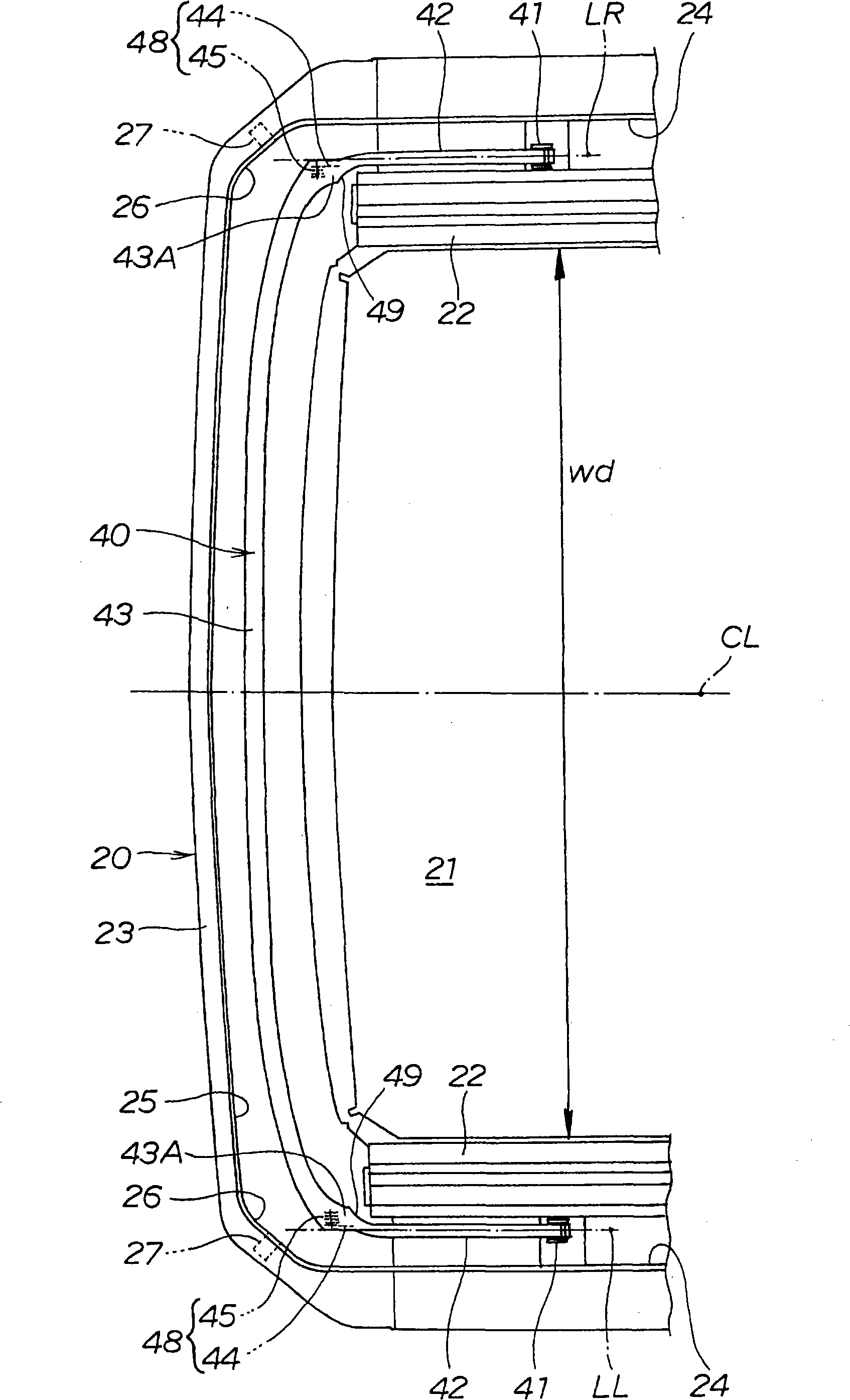Ventilating device for sun roof device of vehicle