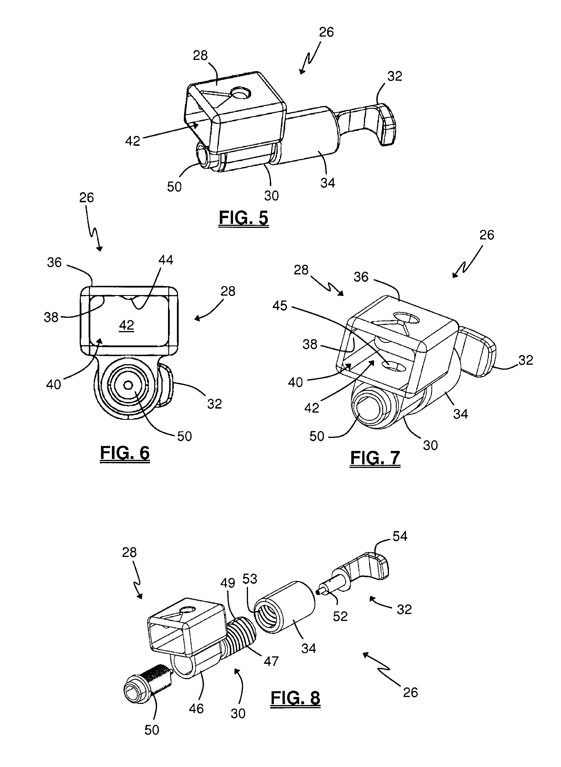 Surgical trajectory monitoring system and related methods