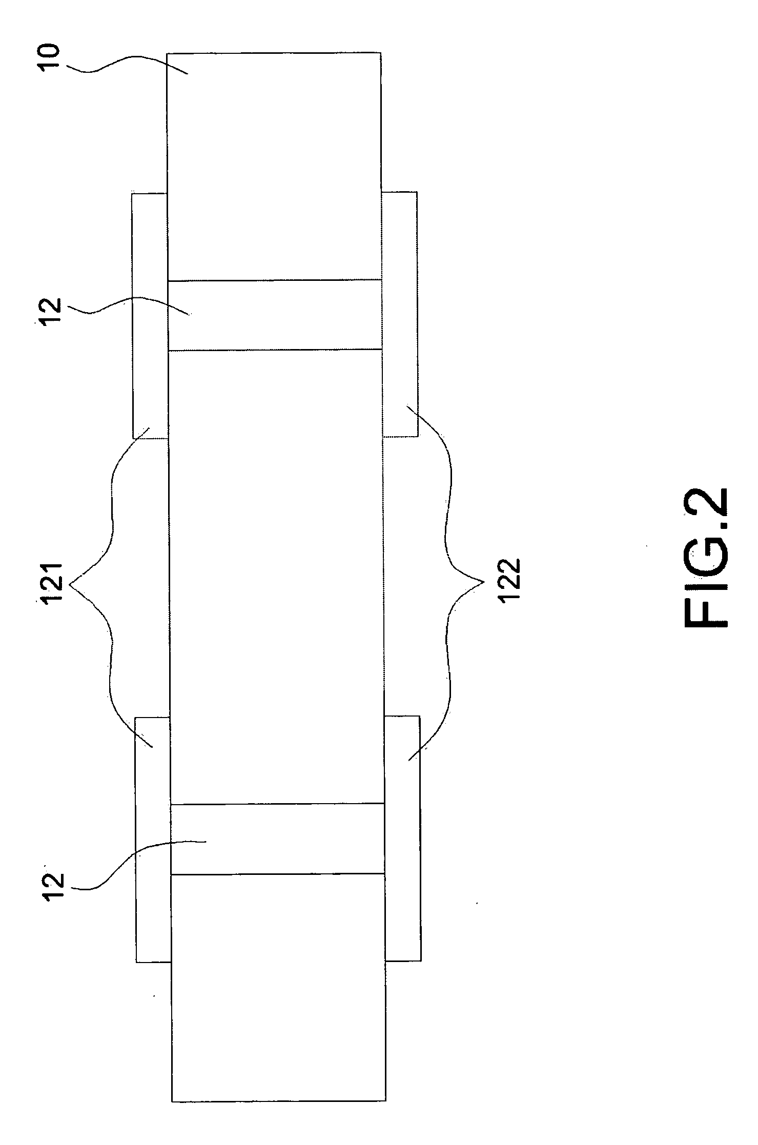 Light emitting diode (LED) with longitudinal package structure