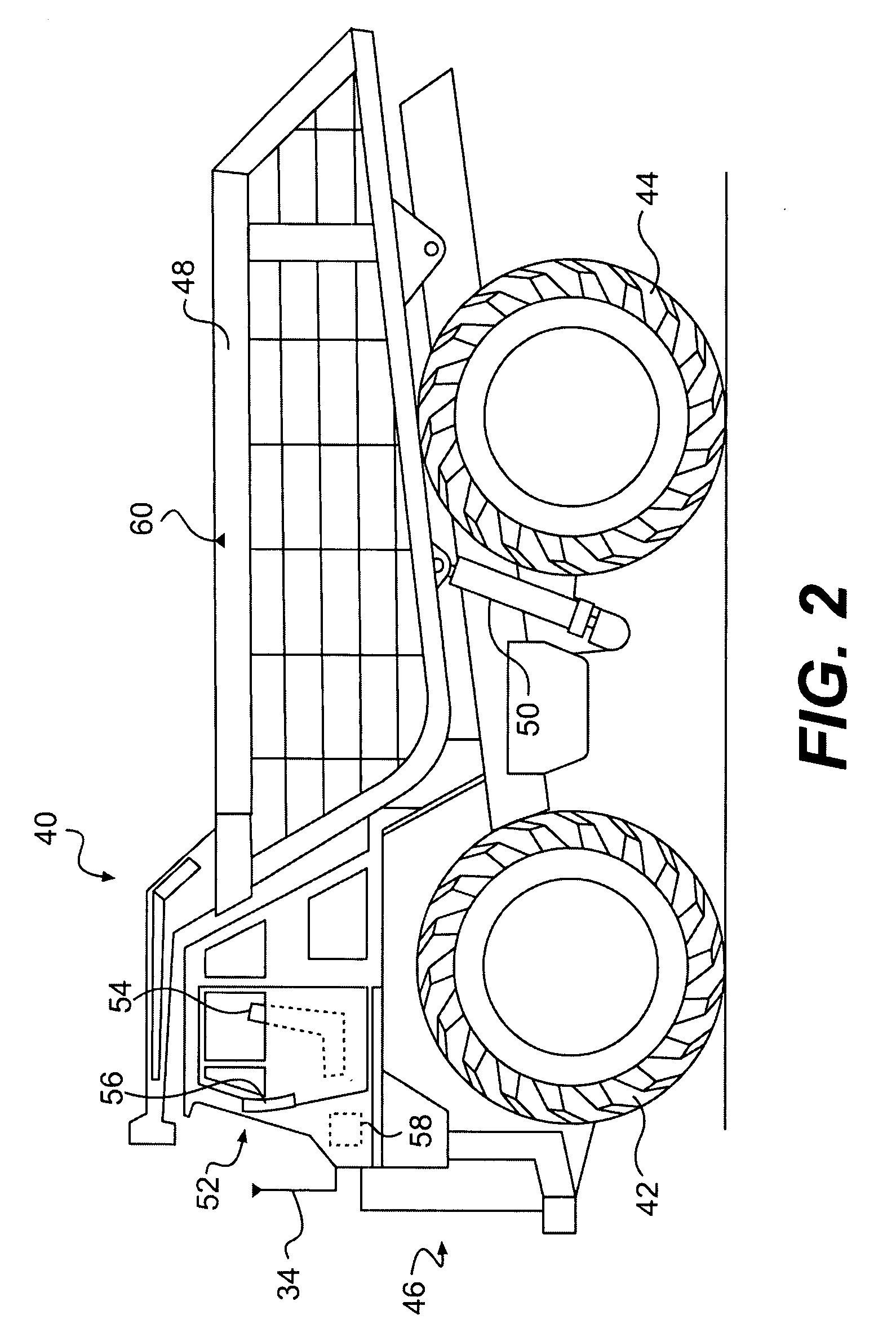Machine to-machine communication system for payload control
