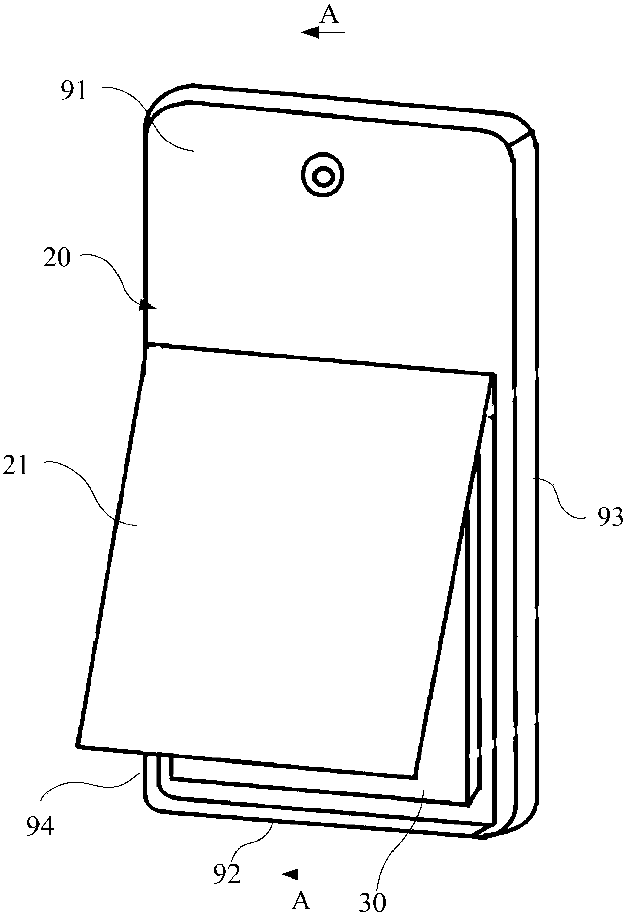 Electronic device and method for changing orientation when it is dropped