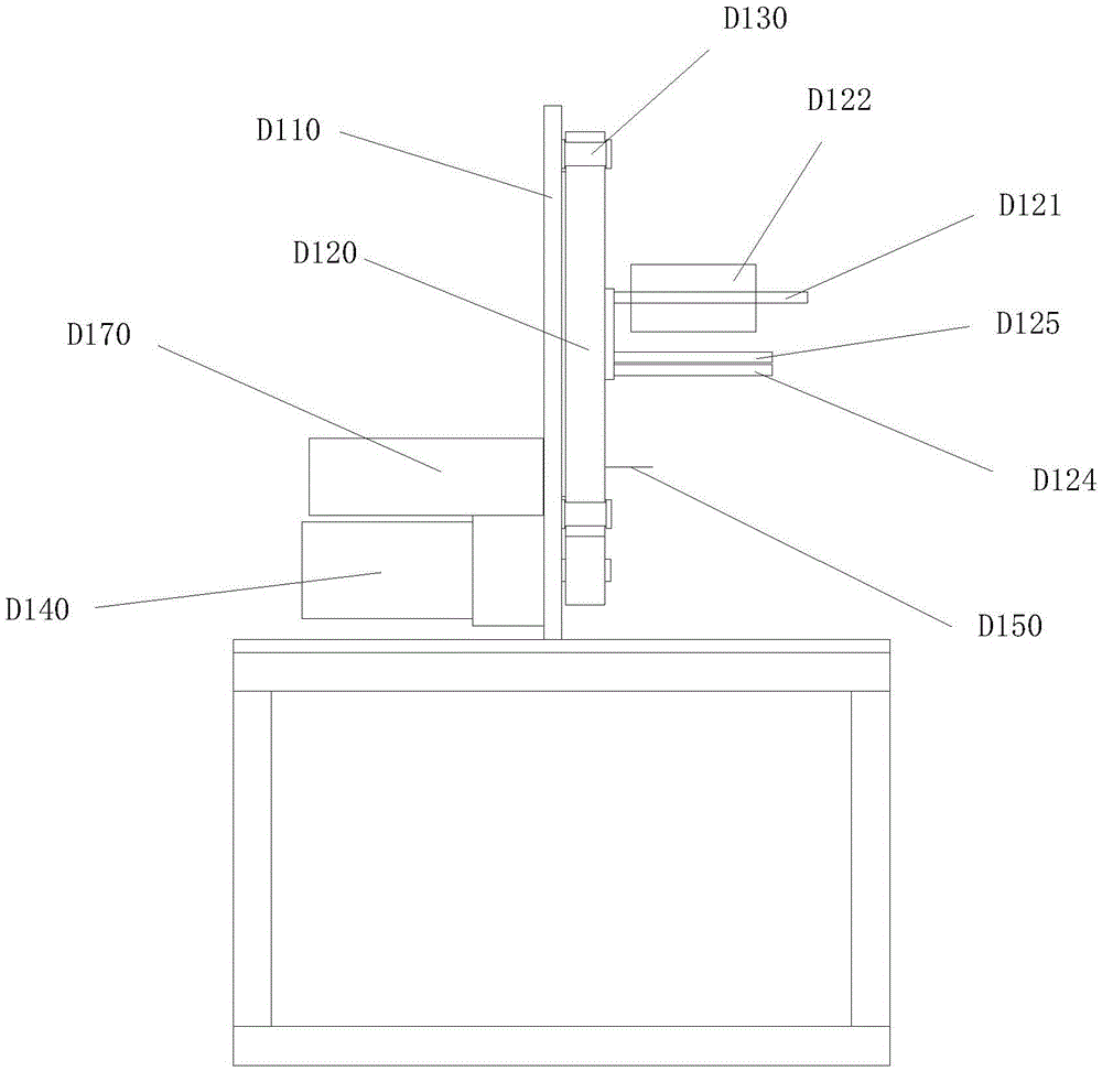 Arc guiding device for producing flap wheel