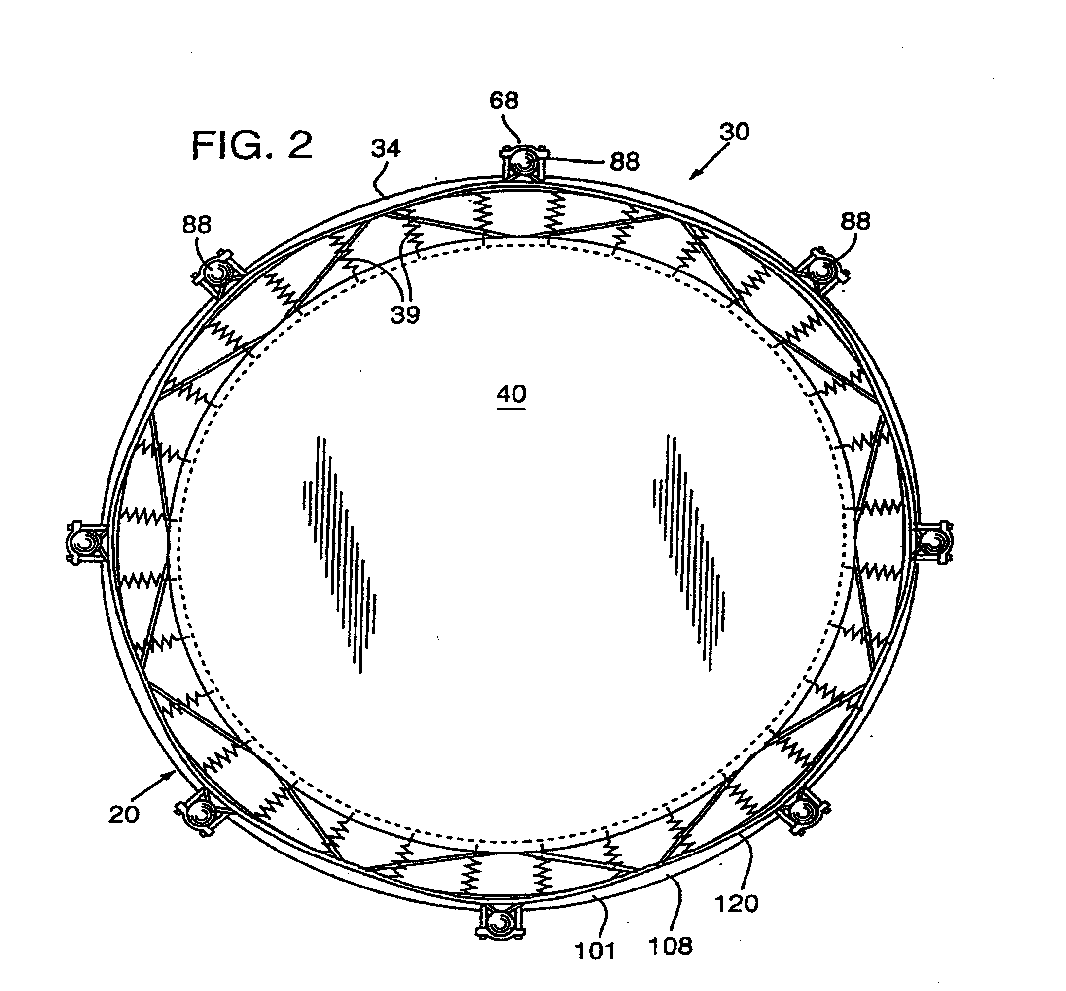 Trampoline system