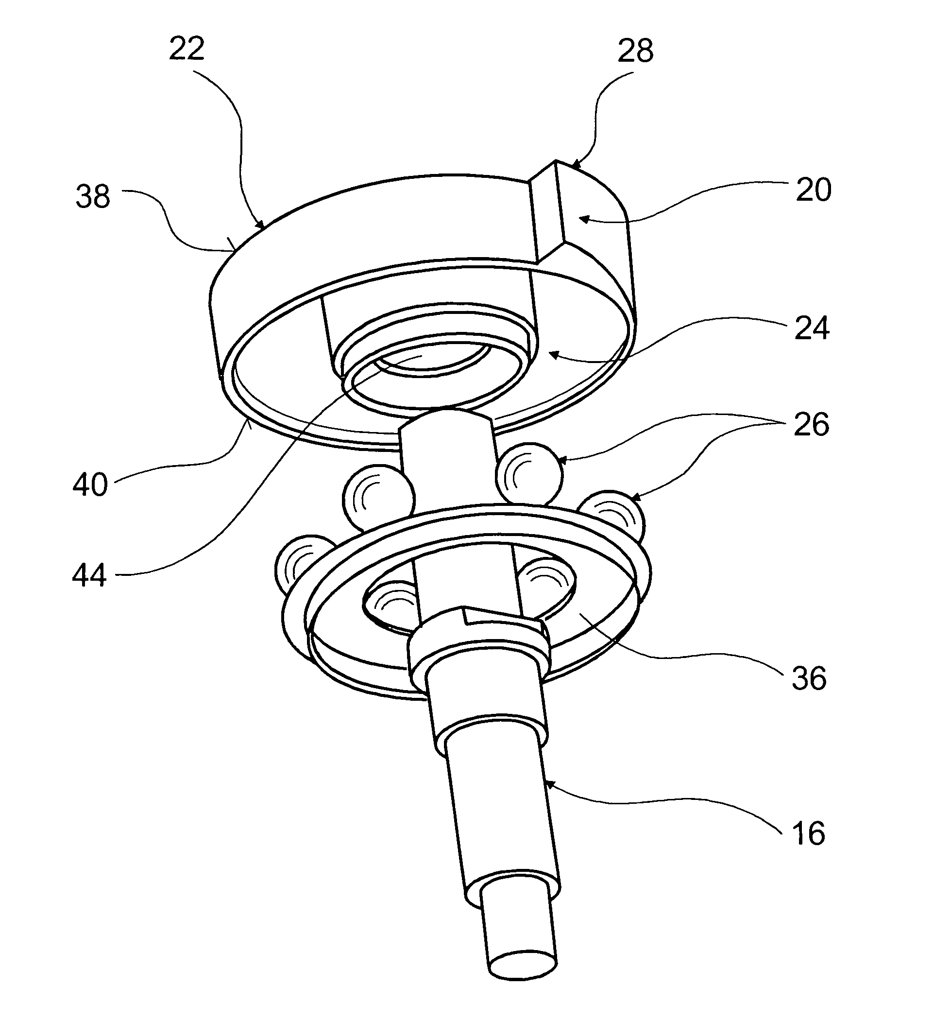 Hand grinder, flange for accomodating a grinding tool, and balancing unit