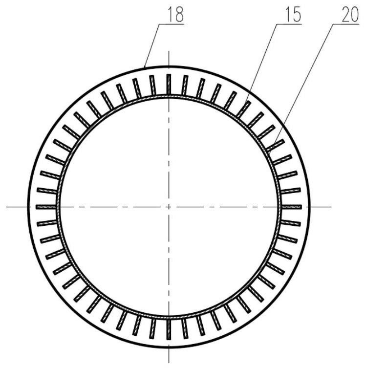 An integrated wheel belt and a ribbed wall surface spray drum cooler containing it