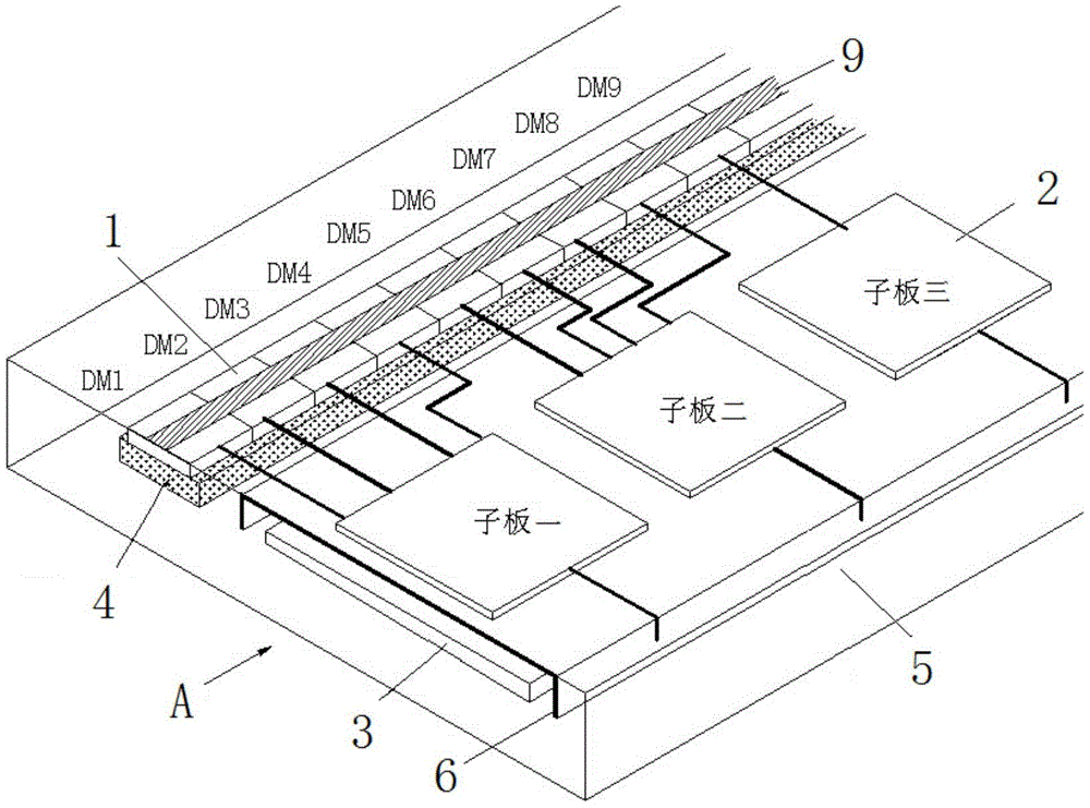 Image signal acquisition and processing device for x-ray non-destructive testing