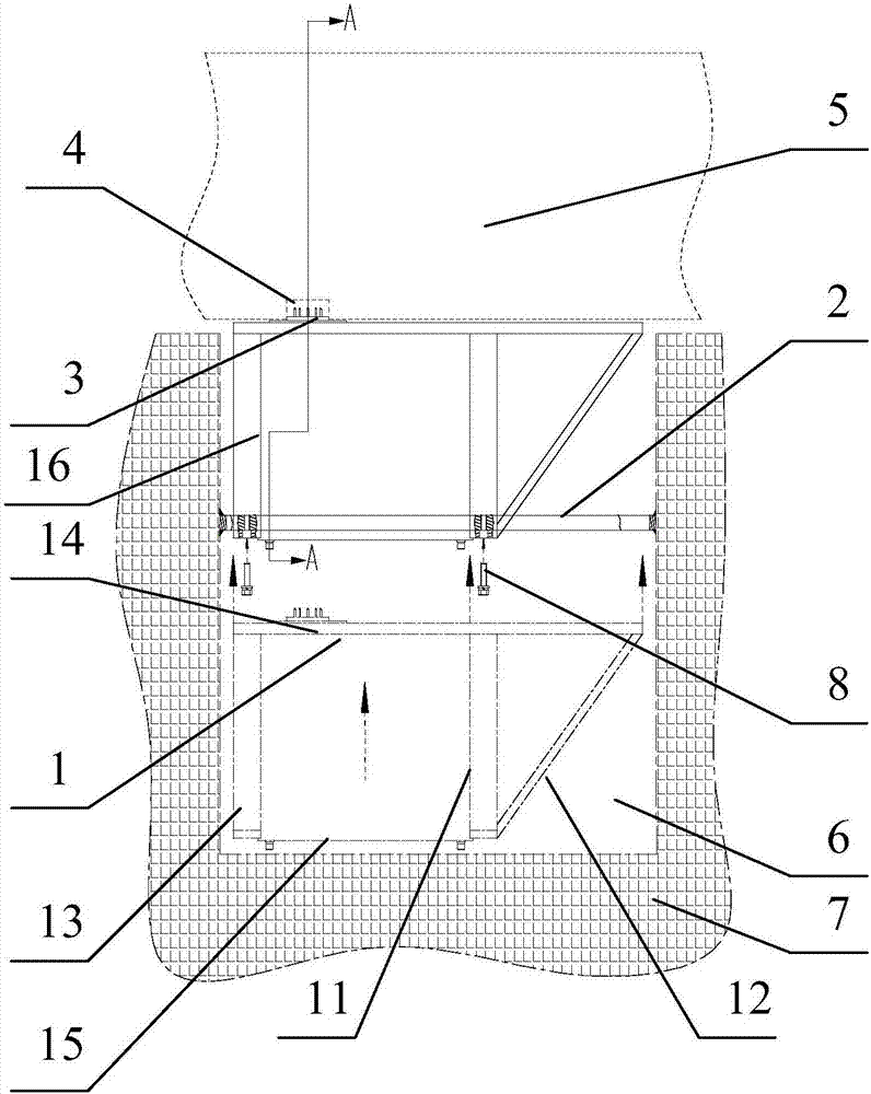 Packaging structure and method for electric plugging-pulling mechanism of launching device