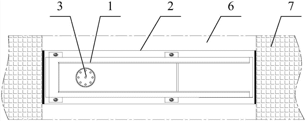 Packaging structure and method for electric plugging-pulling mechanism of launching device