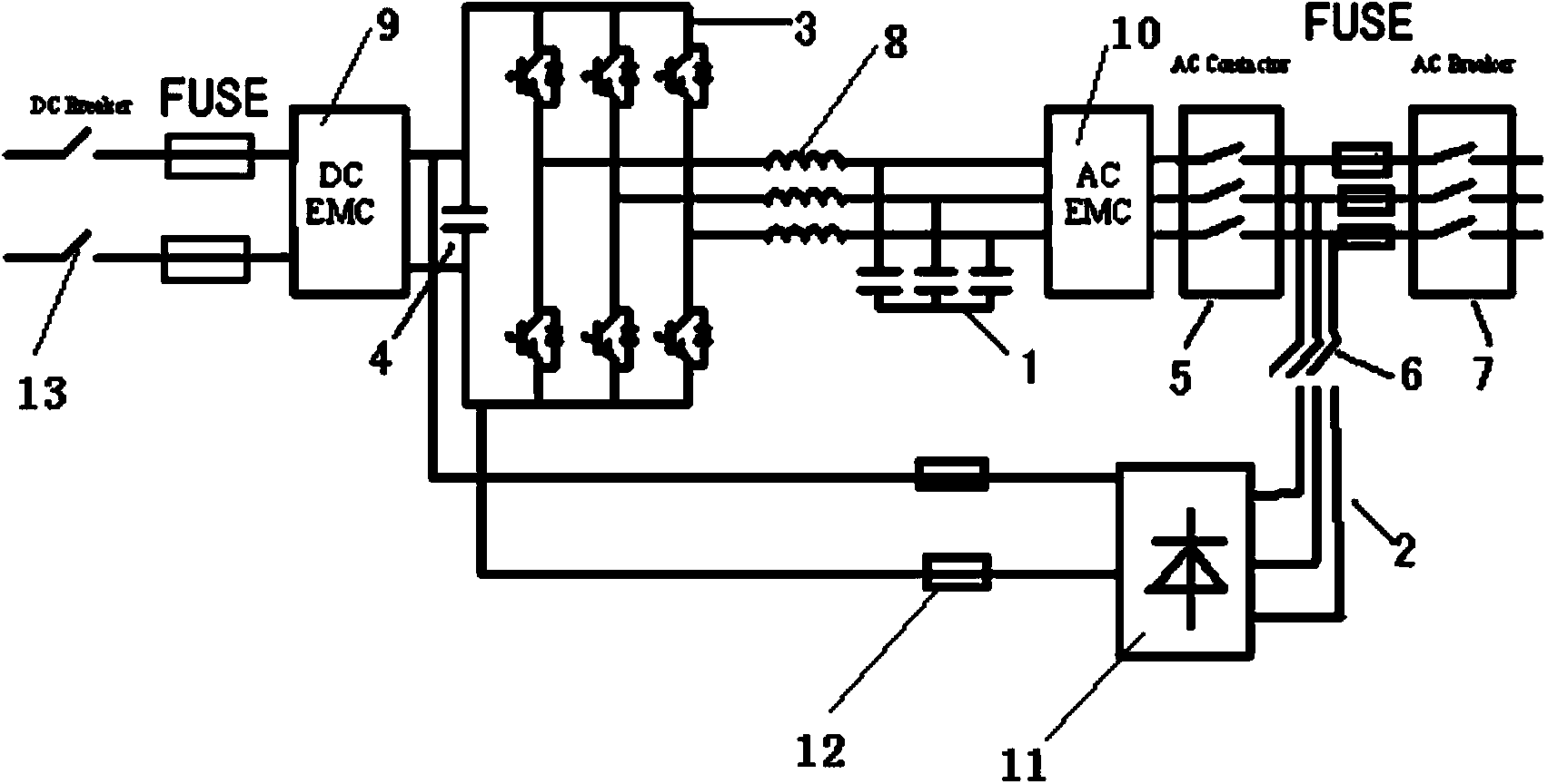 Inverter synchronous grid connection method
