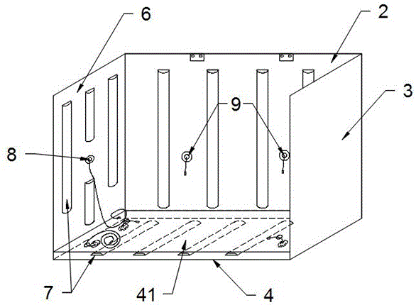 Plastic packaging box