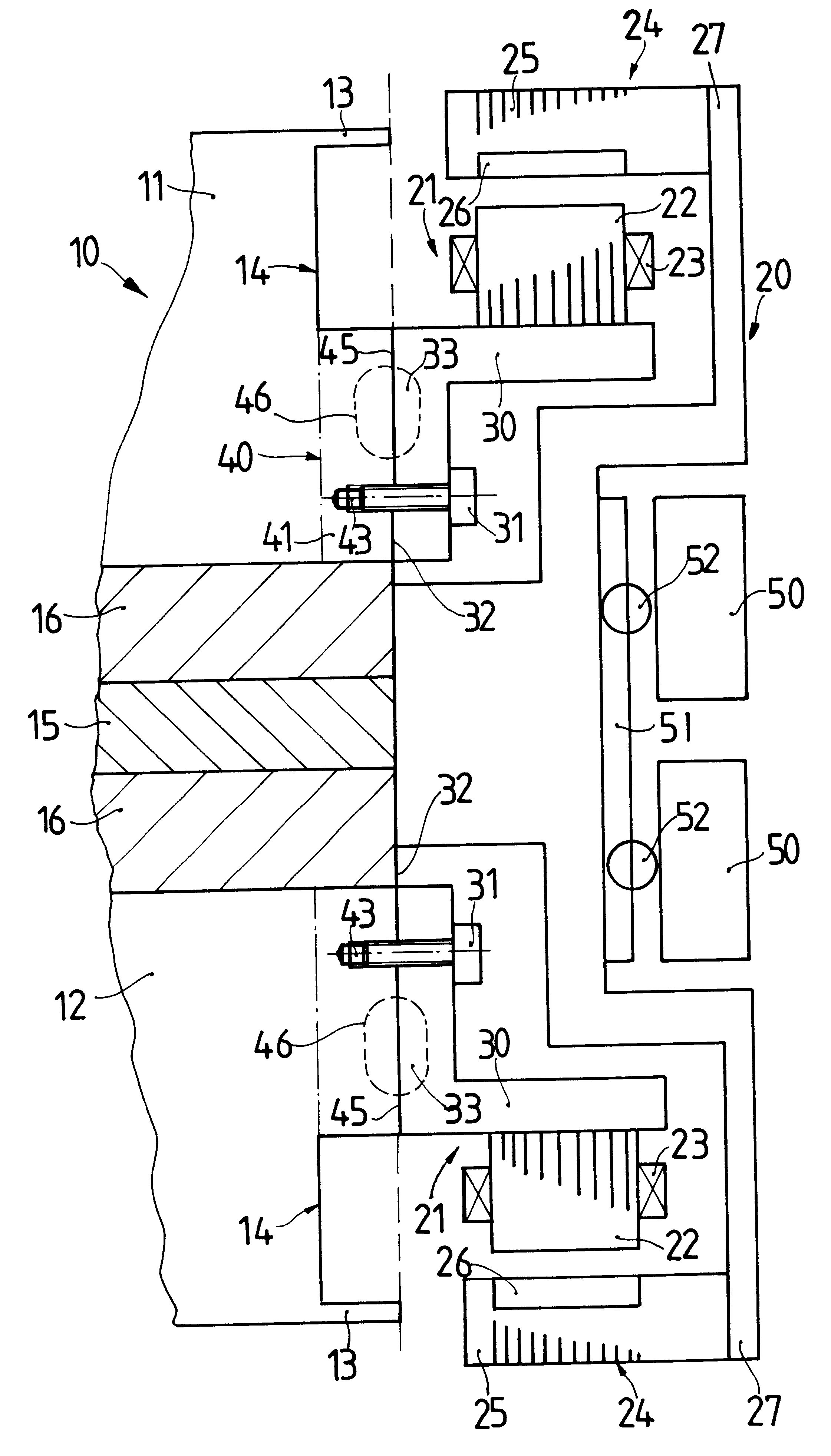 Cooling arrangement for an electrical machine of a vehicle