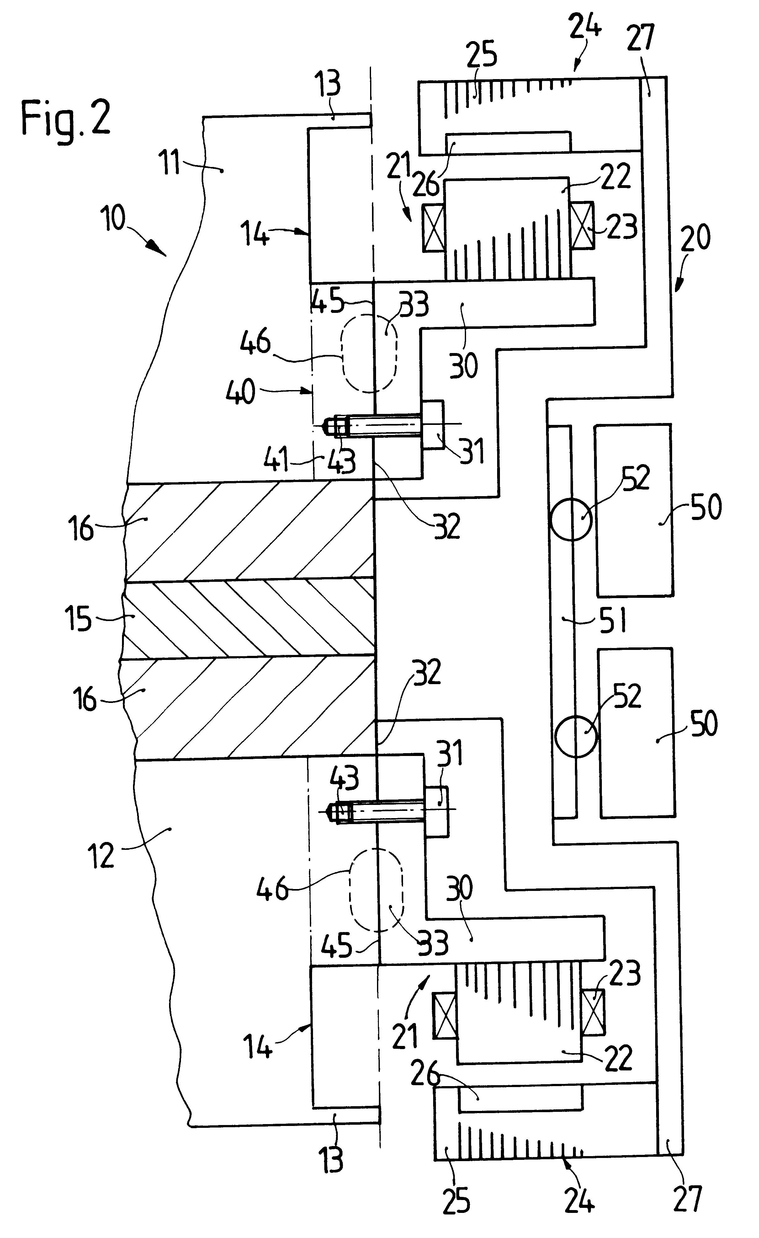 Cooling arrangement for an electrical machine of a vehicle