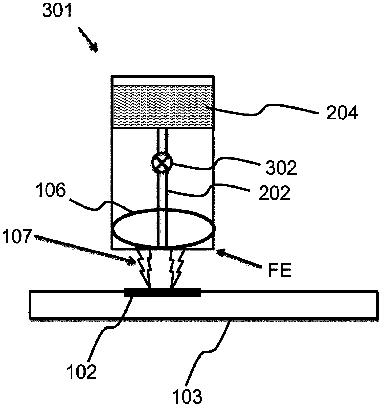 Light-promoted stain removal system