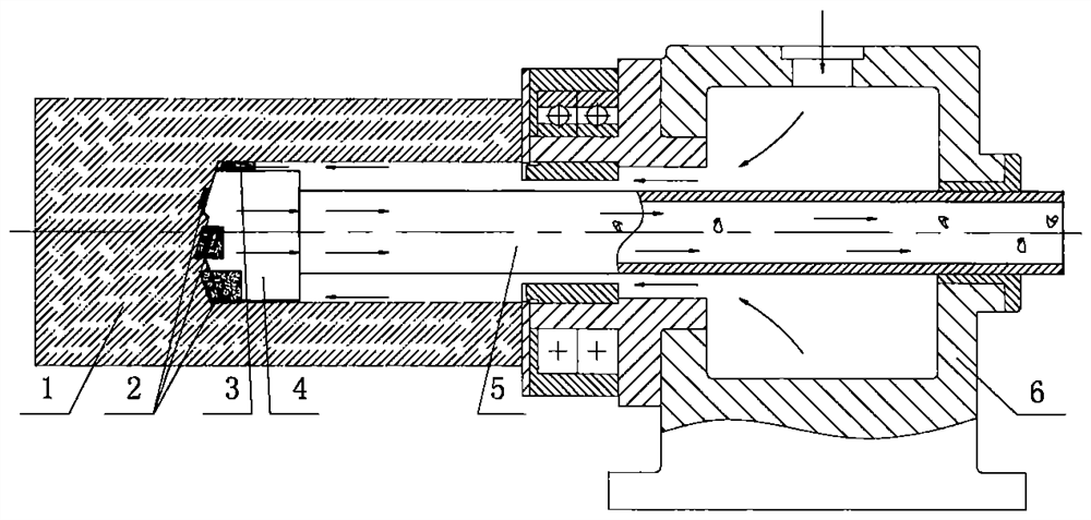 Inner chip removal deep hole drill