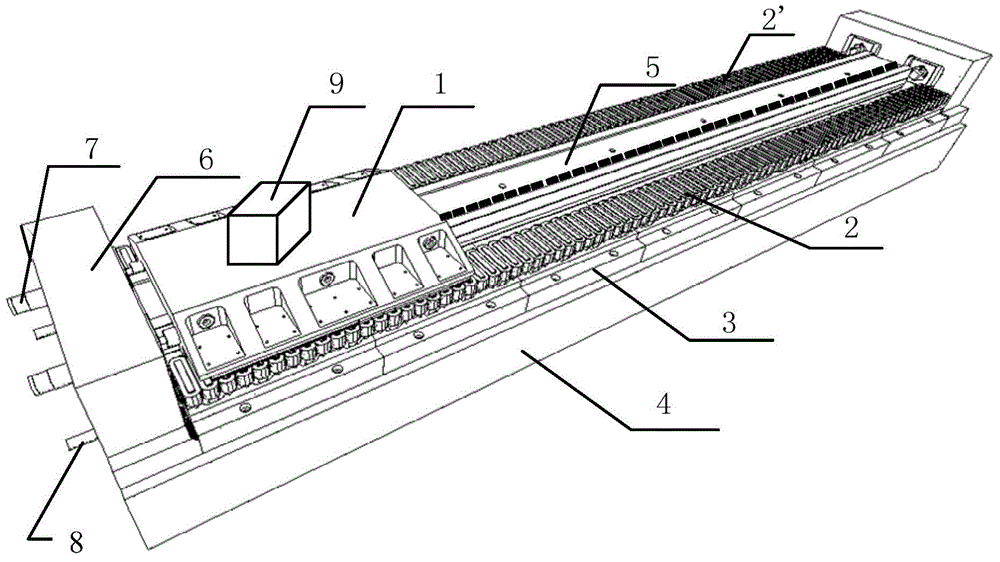 Permanent magnet linear launch device