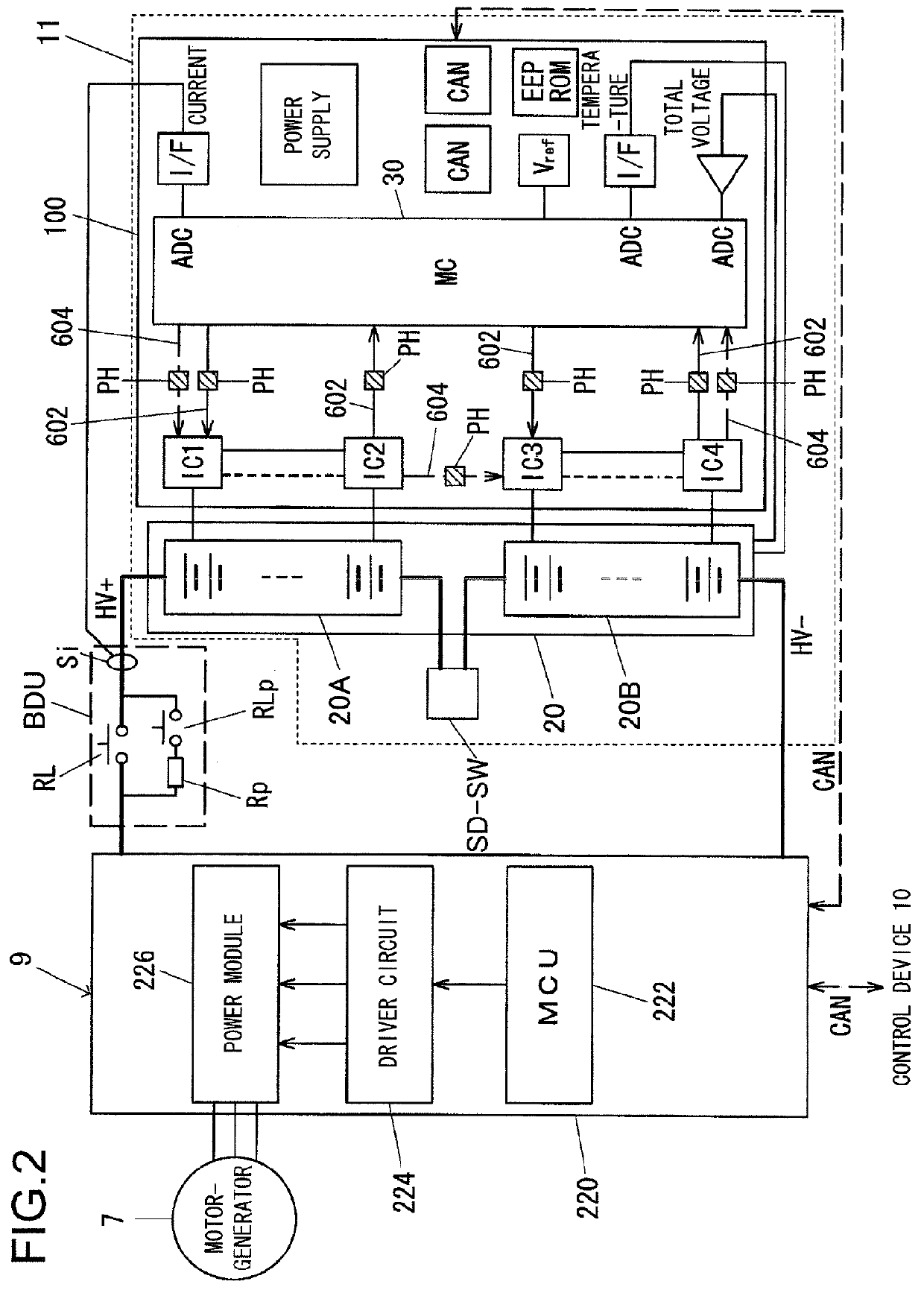Cell Control Device and Electricity Storage Device Incorporating the Same